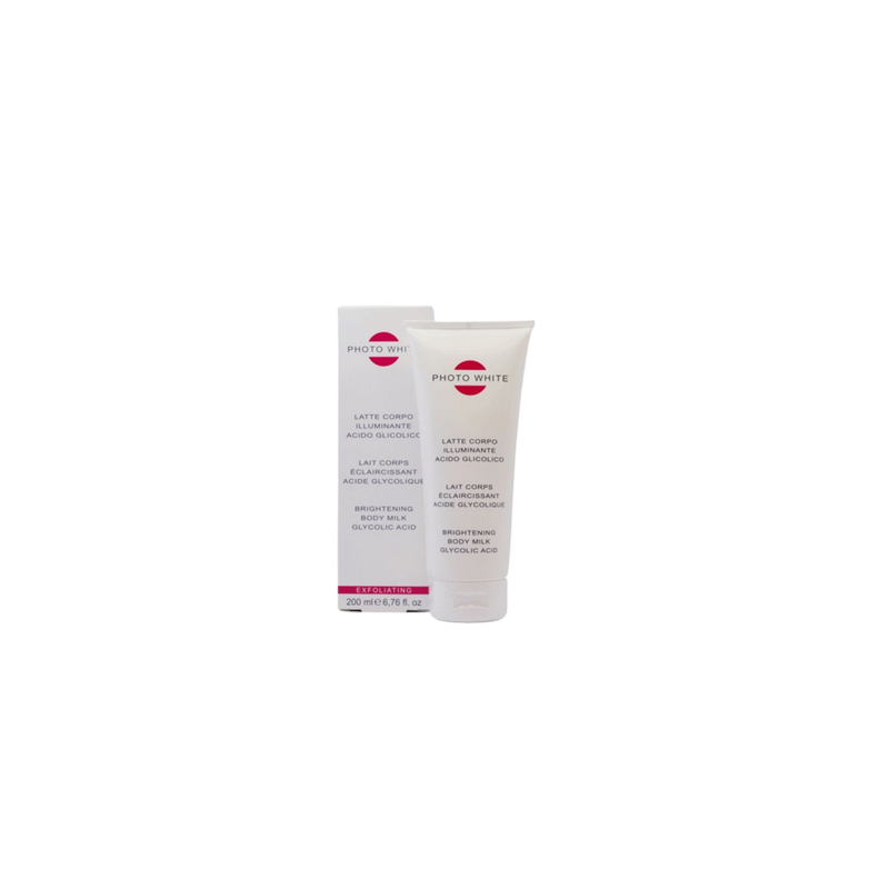 PhotoWhite Lait Corps Éclaircissant Acide Glycolique 200ml