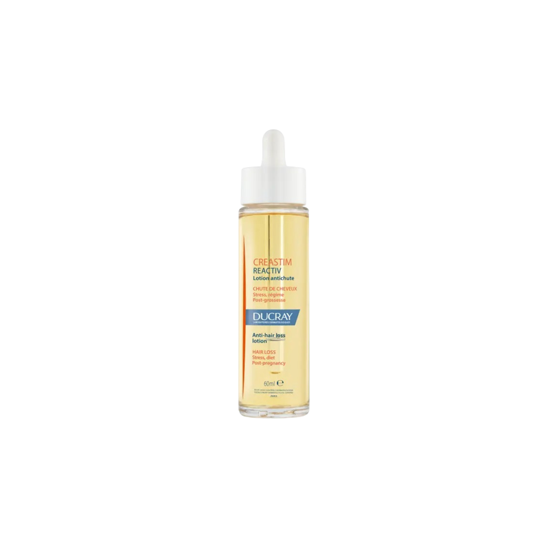 Ducray Creastim Lotion Antichute 2x 30ml flacon beige avec système de pipette