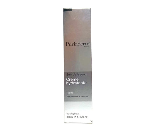 Puriaderm Créme Hydratante Riche 40ml