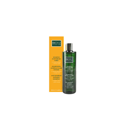 M&D Bio 12 Shampooing Antipelliculaire Intensif 250ml flacon transparent avec bouchon brillant