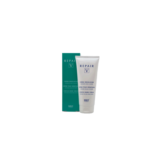 M&D Vergetures Repair V Crème 200 ml tube souple blanc avec bouchon clips
