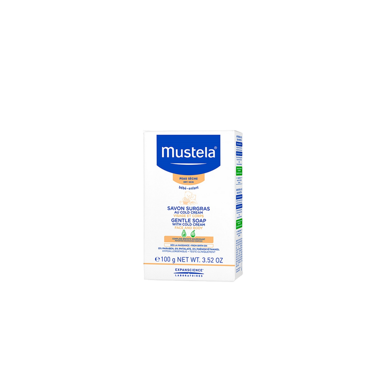 Mustela Savon Surgras au Cold Cream à la Cire d'Abeille 100g