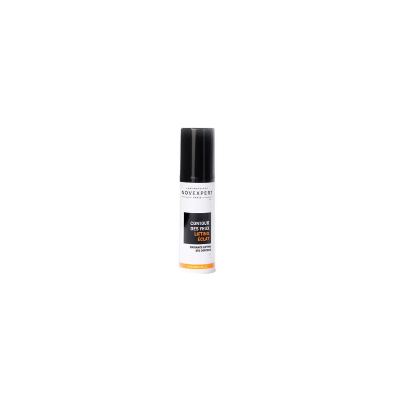Novexpert Contour des Yeux Lifting Éclat 15ml flacon en verre avec bouchon facile